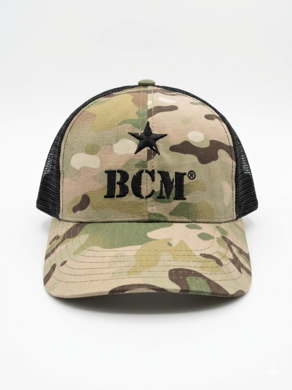 BCM Multicam Camo Trucker Hat Cap Black Mesh Snapback Tactical “Para Bellum”